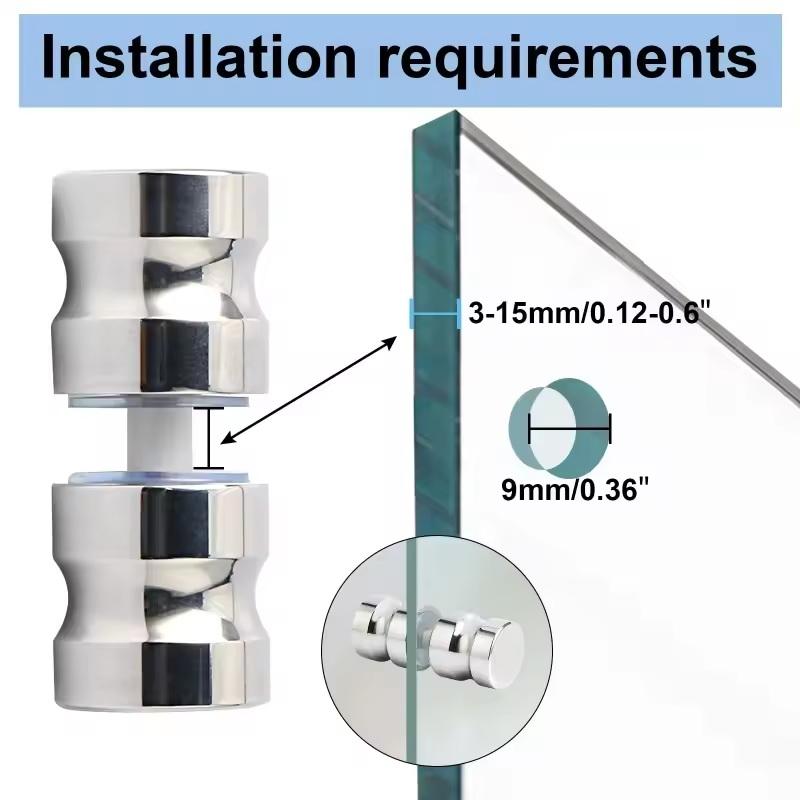 Stylish Shower Glass Door Hand - огляд і ціна Glass Door Hinge