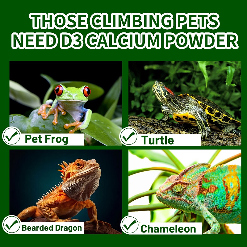 Crawling Pet Vitamin D3 Calciu - огляд і ціна Calcium Powder Reptile