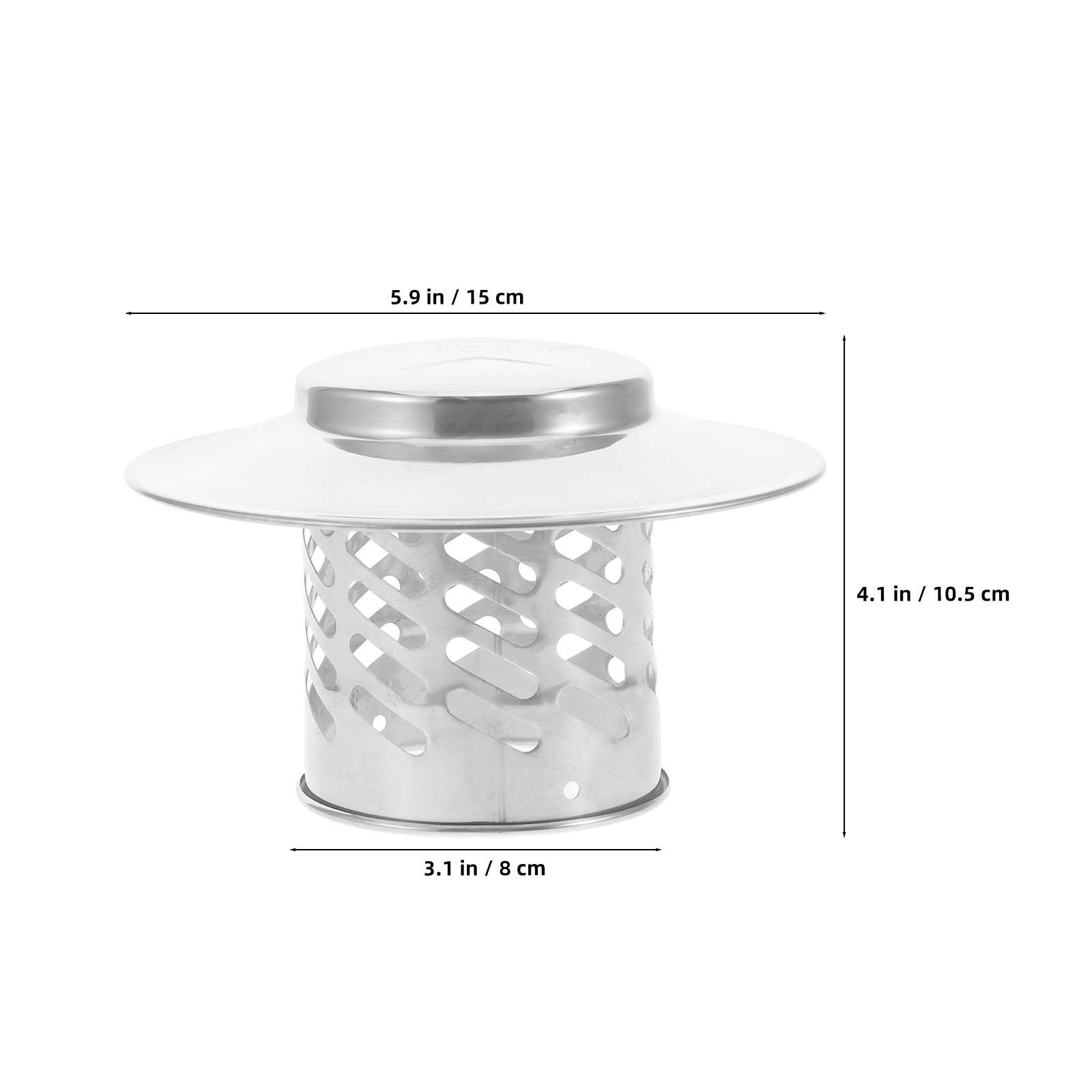 2Pcs Stainless Steel Chimney C - огляд і ціна Screen Top Mesh