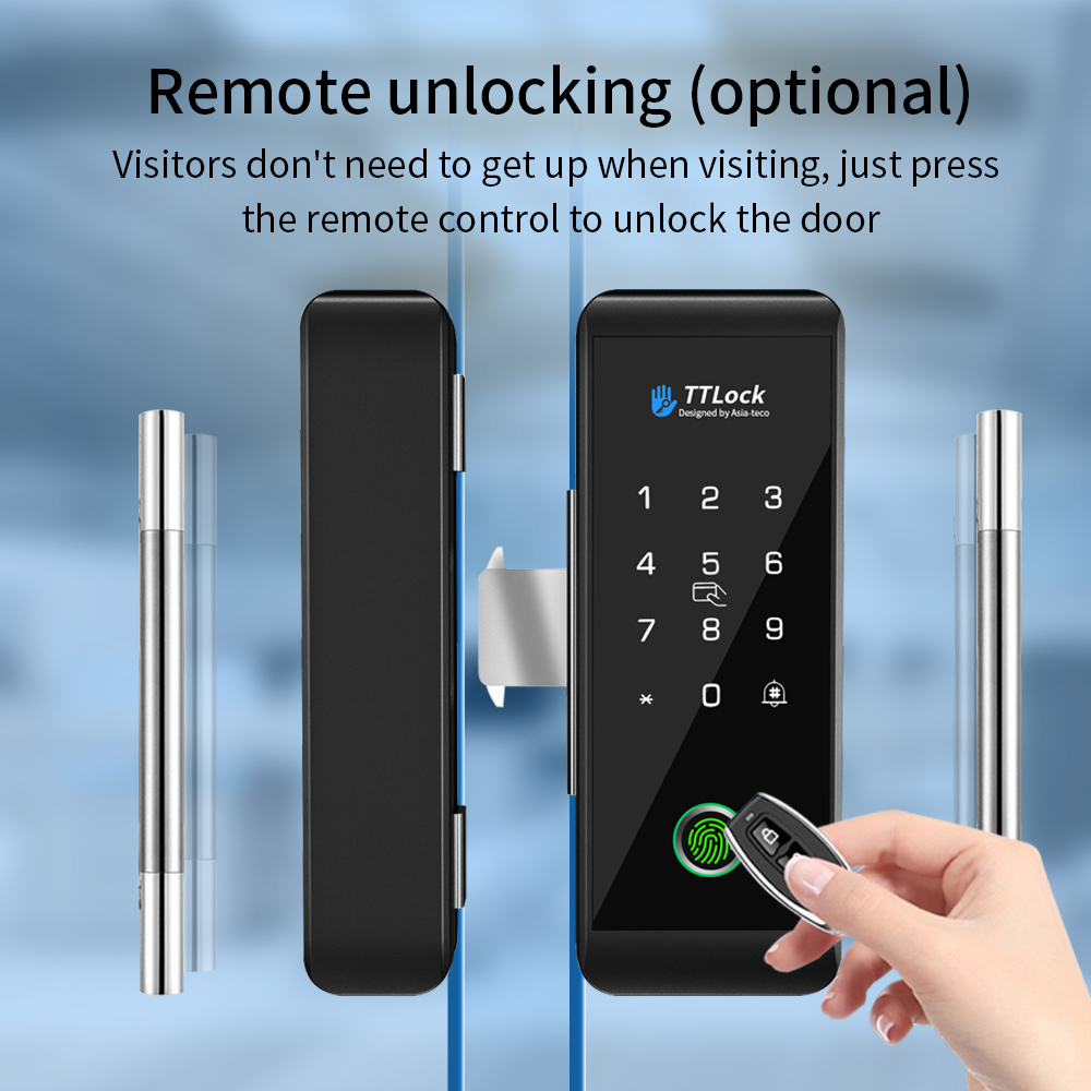 TTLOCK Smart Glass lock Finger - огляд і ціна Glass Door Hinge